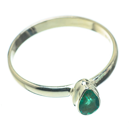 Zambian Emerald Rings handcrafted by Ana Silver Co - RING60477