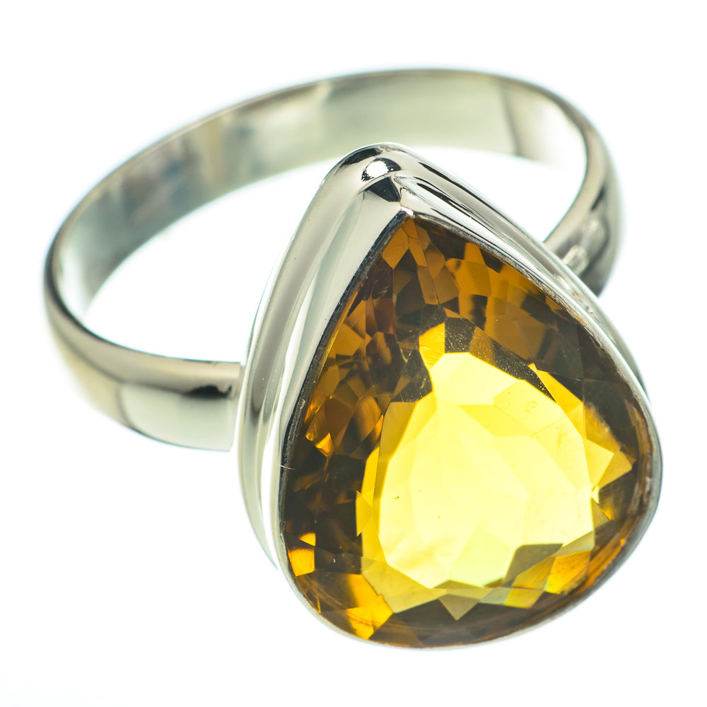 Citrine Rings handcrafted by Ana Silver Co - RING60479