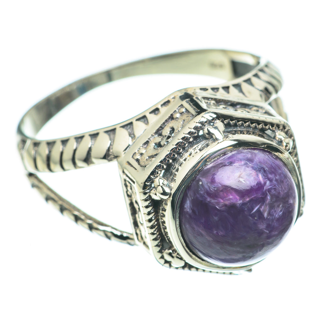 Charoite Rings handcrafted by Ana Silver Co - RING60483