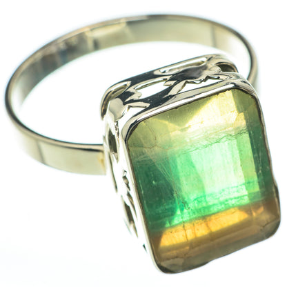 Green Fluorite Rings handcrafted by Ana Silver Co - RING60490