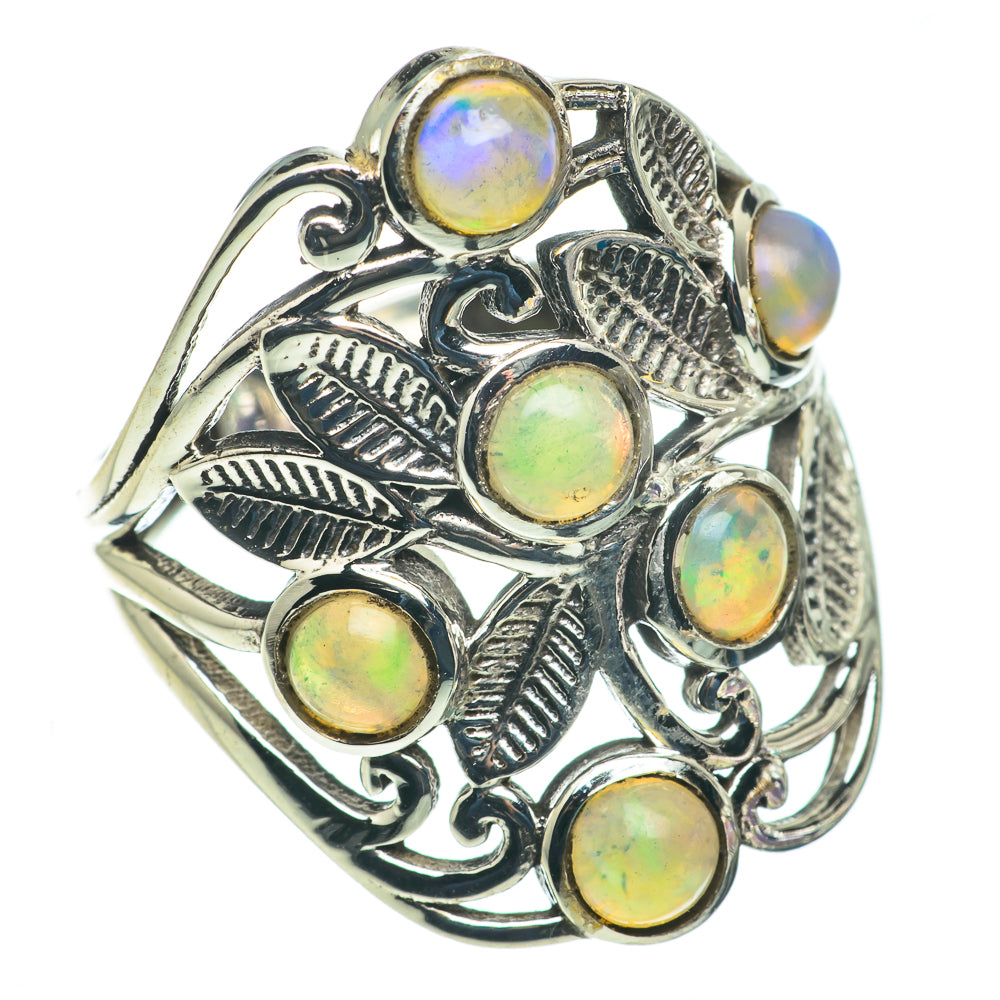 Ethiopian Opal Rings handcrafted by Ana Silver Co - RING60492
