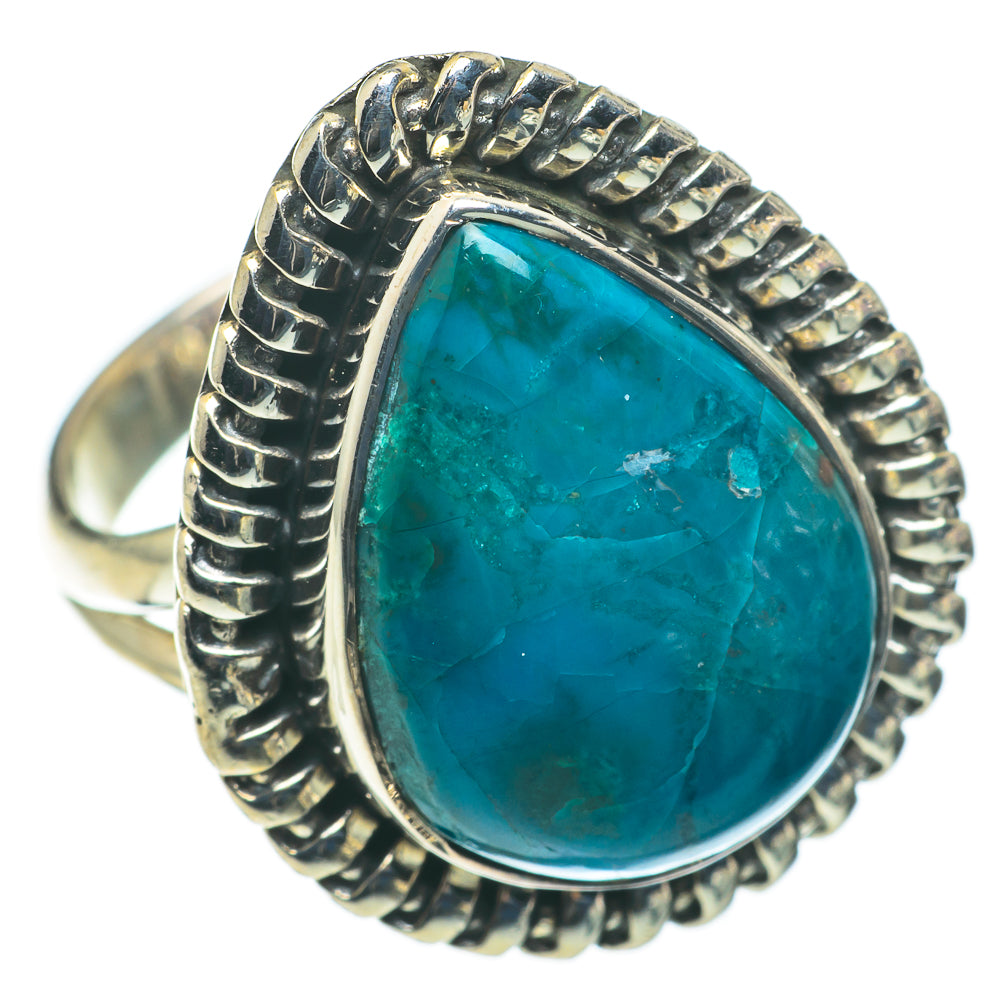 Chrysocolla Rings handcrafted by Ana Silver Co - RING60494