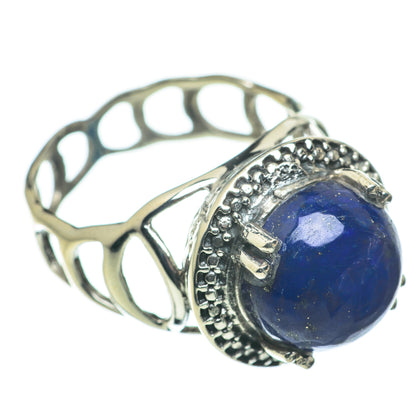 Lapis Lazuli Rings handcrafted by Ana Silver Co - RING60495