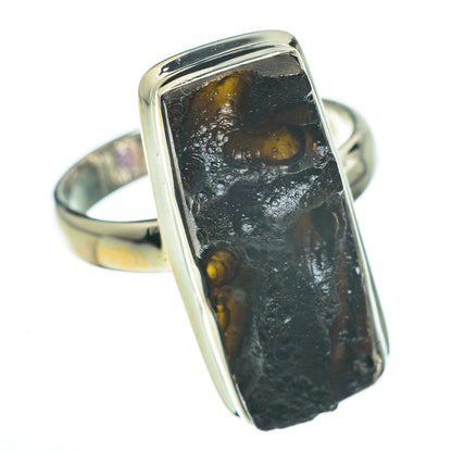 Tektite Rings handcrafted by Ana Silver Co - RING60510