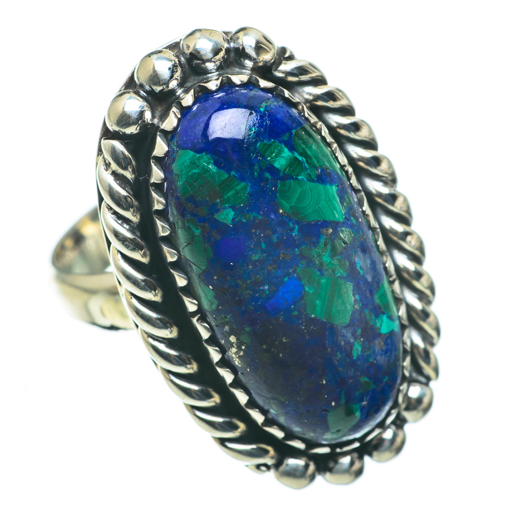 Azurite Rings handcrafted by Ana Silver Co - RING60513