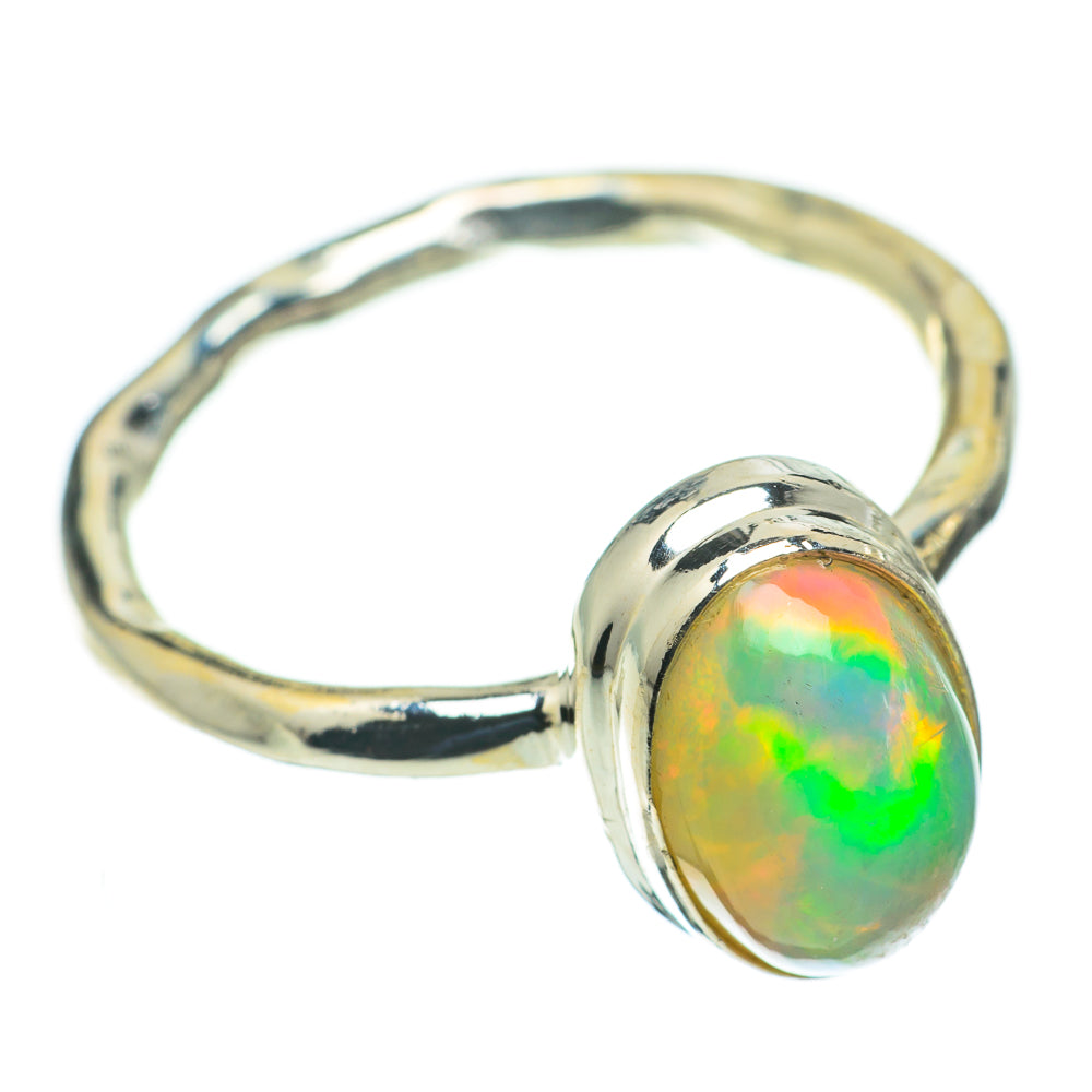 Ethiopian Opal Rings handcrafted by Ana Silver Co - RING60514