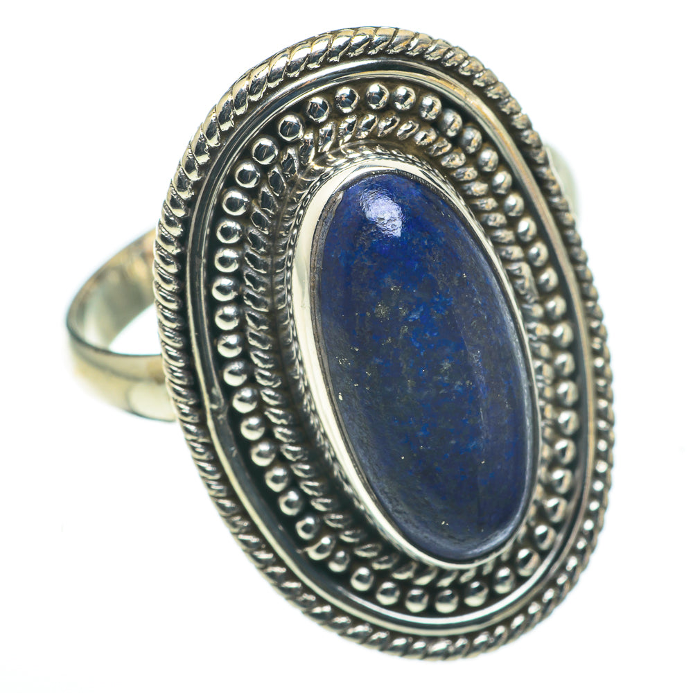 Lapis Lazuli Rings handcrafted by Ana Silver Co - RING60516