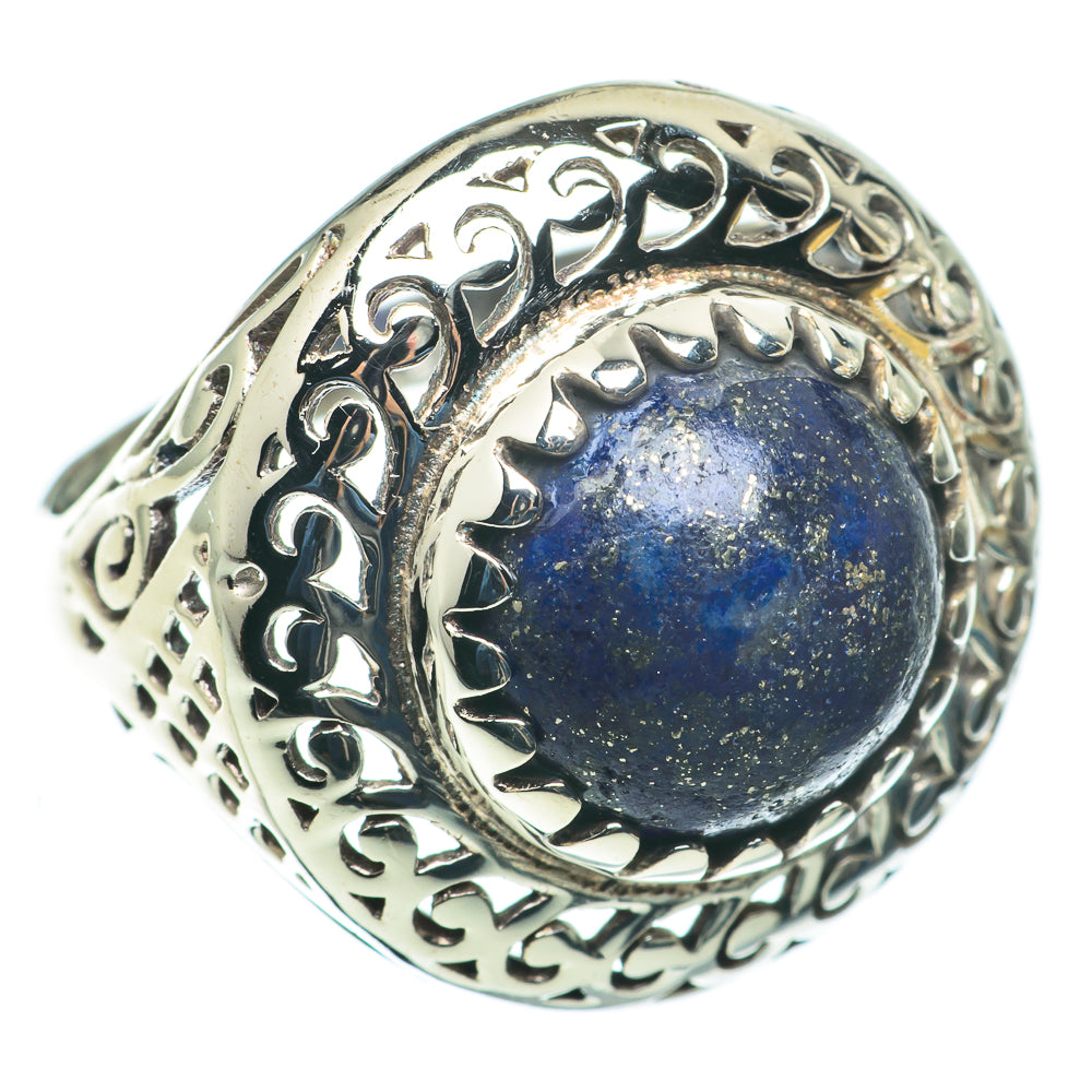 Lapis Lazuli Rings handcrafted by Ana Silver Co - RING60517