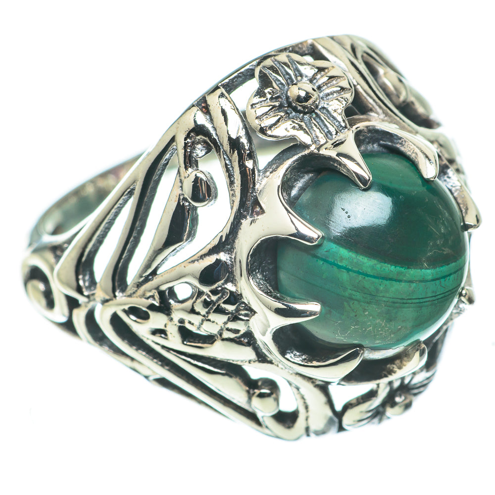 Malachite Rings handcrafted by Ana Silver Co - RING60523