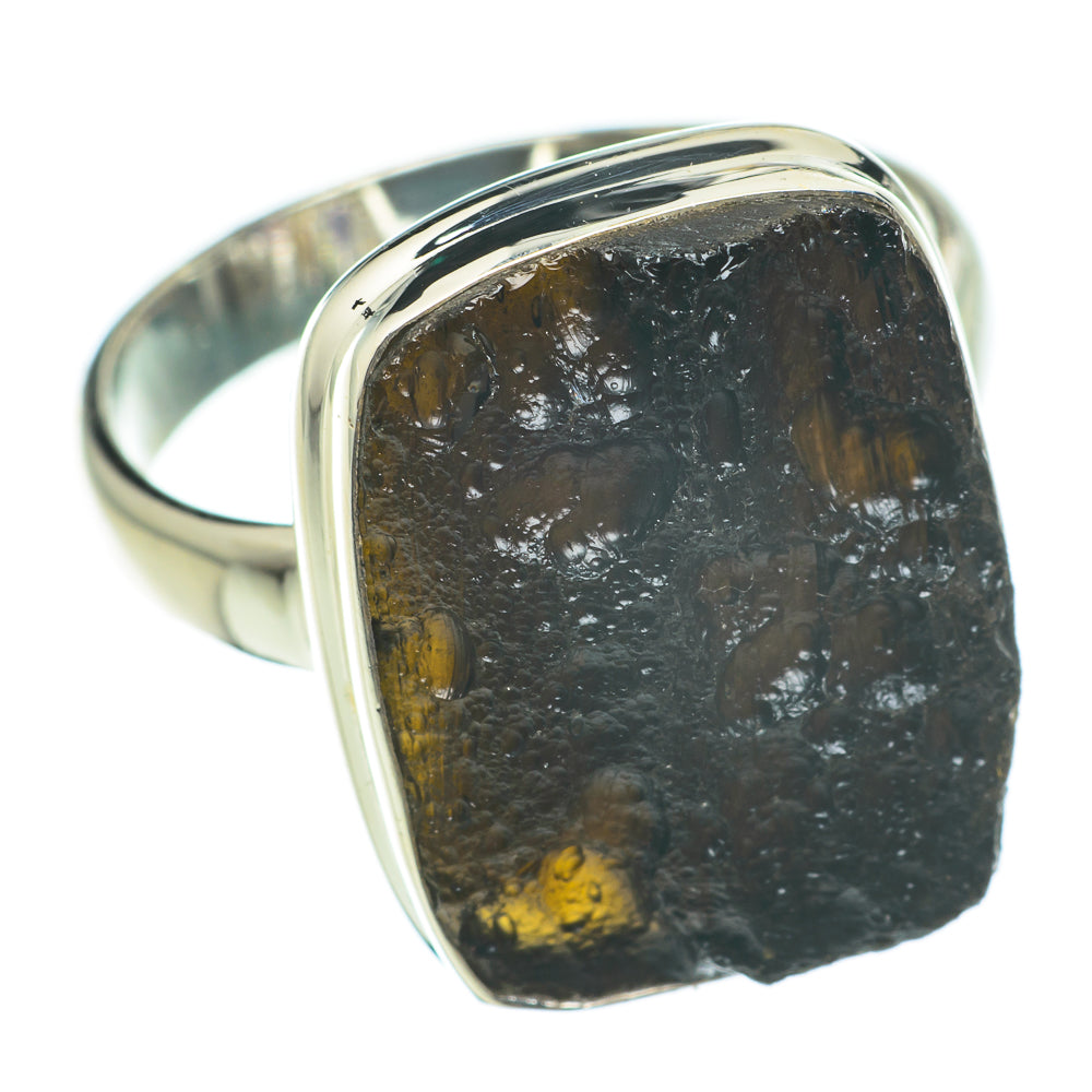 Tektite Rings handcrafted by Ana Silver Co - RING60532