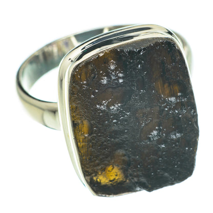 Tektite Rings handcrafted by Ana Silver Co - RING60532