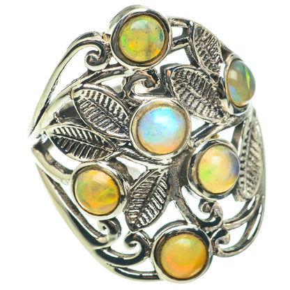 Ethiopian Opal Rings handcrafted by Ana Silver Co - RING60538