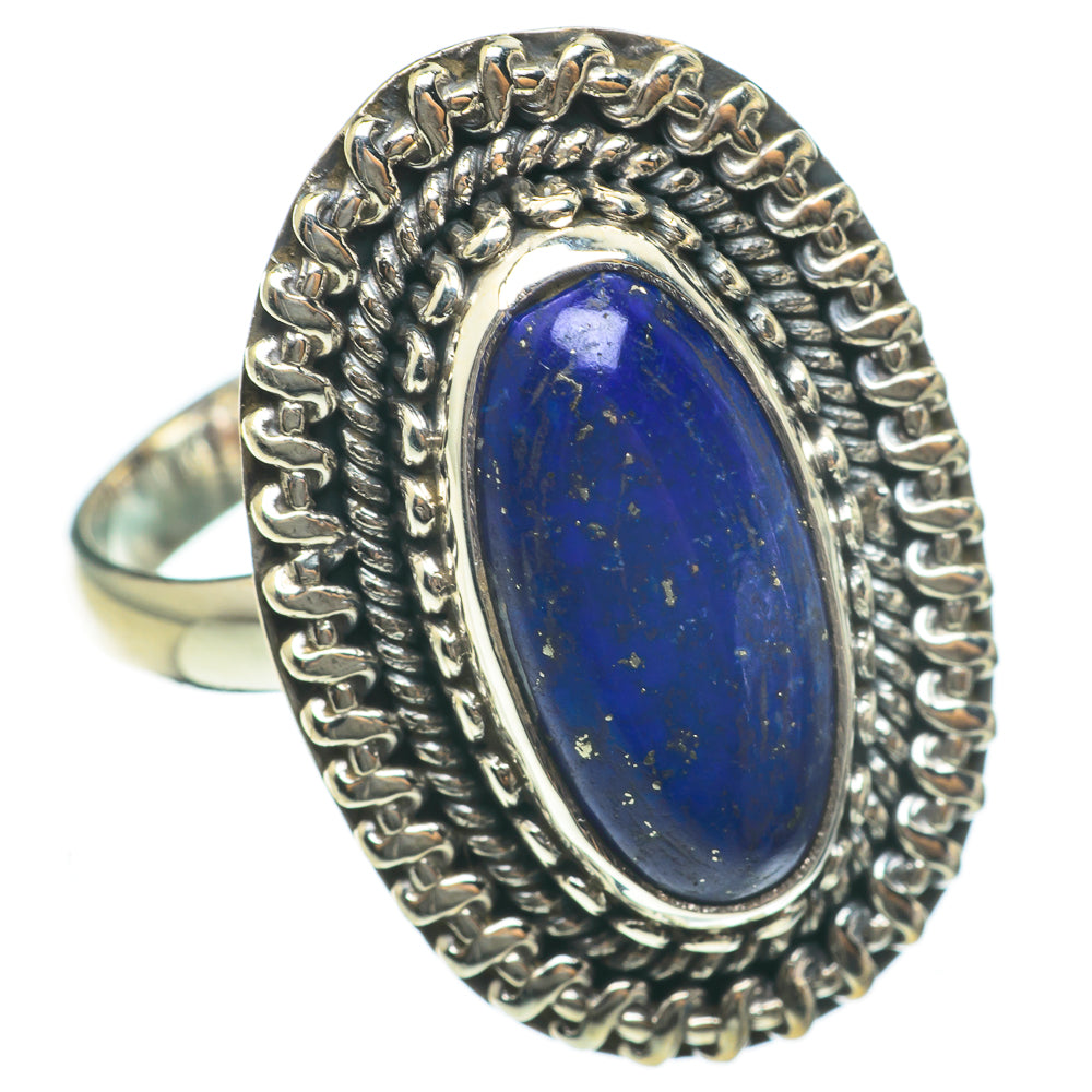 Lapis Lazuli Rings handcrafted by Ana Silver Co - RING60539