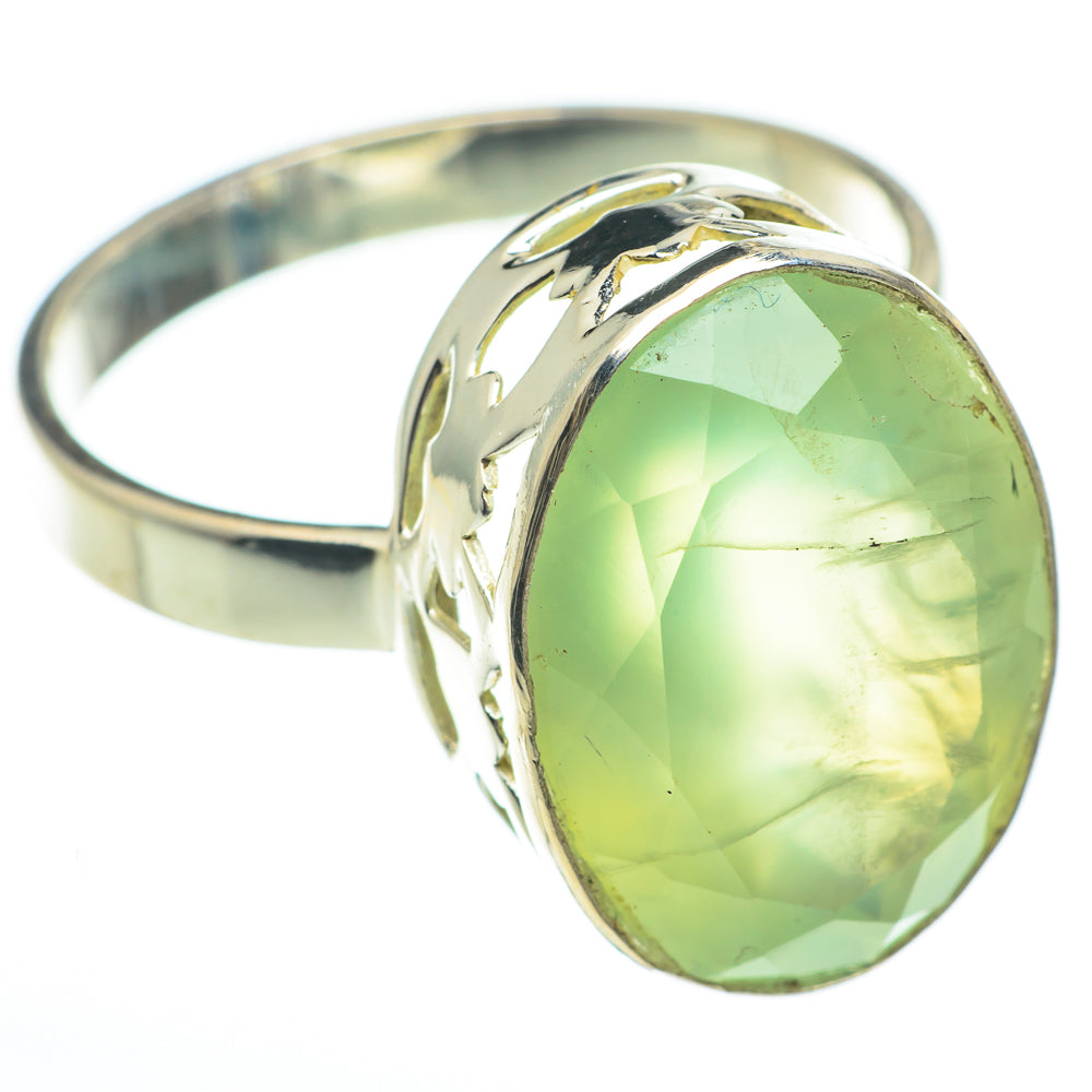 Prehnite Rings handcrafted by Ana Silver Co - RING60545