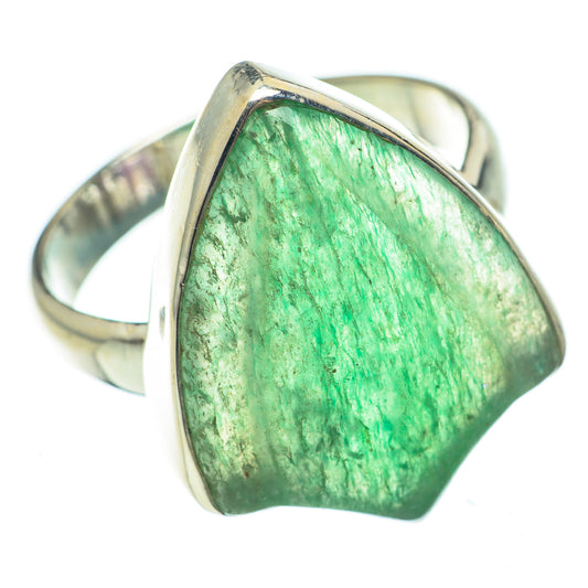 Green Aventurine Rings handcrafted by Ana Silver Co - RING60546