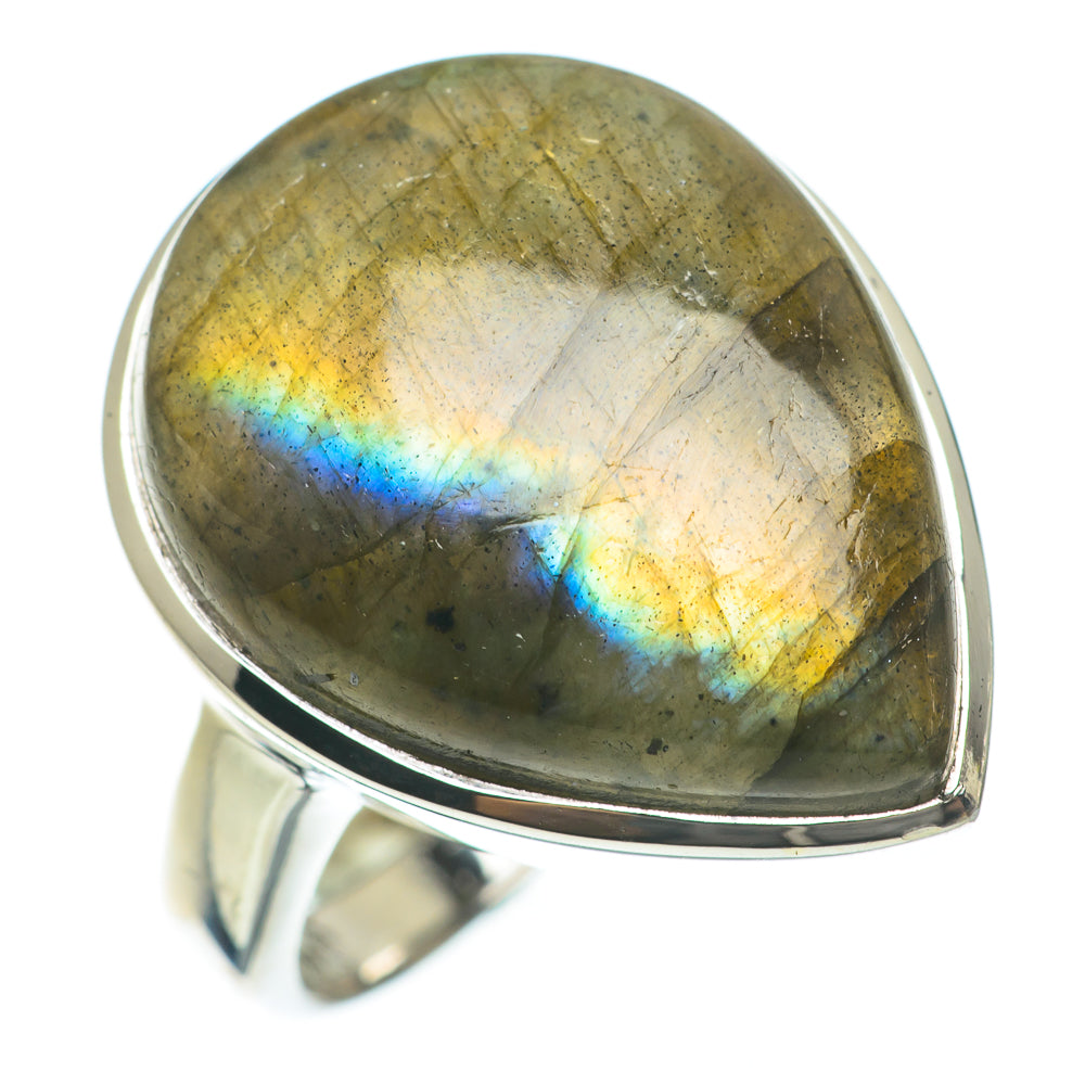 Labradorite Rings handcrafted by Ana Silver Co - RING60560