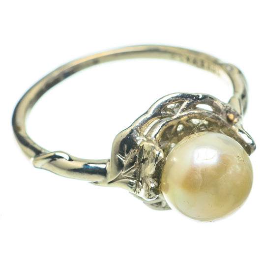 Cultured Pearl Rings handcrafted by Ana Silver Co - RING60581
