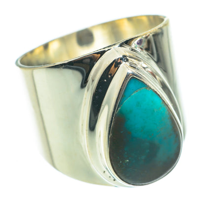 Chrysocolla Rings handcrafted by Ana Silver Co - RING60585