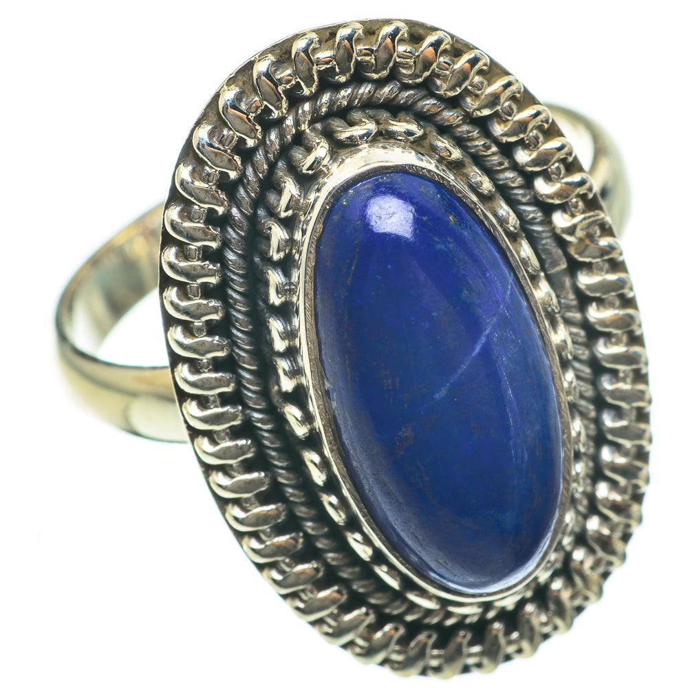 Lapis Lazuli Rings handcrafted by Ana Silver Co - RING60587