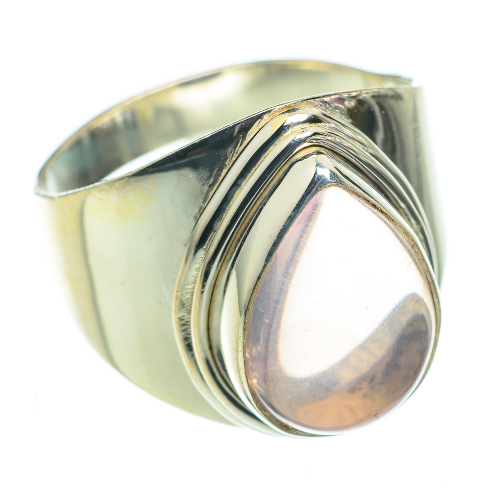 Rose Quartz Rings handcrafted by Ana Silver Co - RING60592
