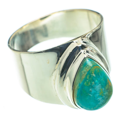 Chrysocolla Rings handcrafted by Ana Silver Co - RING60600
