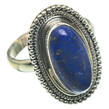Lapis Lazuli Rings handcrafted by Ana Silver Co - RING60601