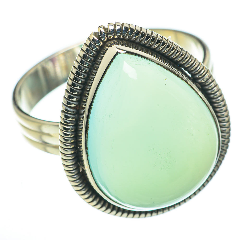 Aqua Chalcedony Rings handcrafted by Ana Silver Co - RING60602