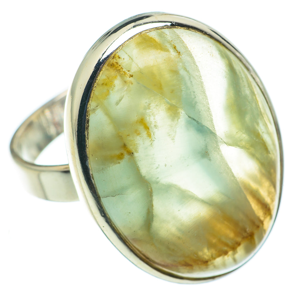 Green Fluorite Rings handcrafted by Ana Silver Co - RING60603