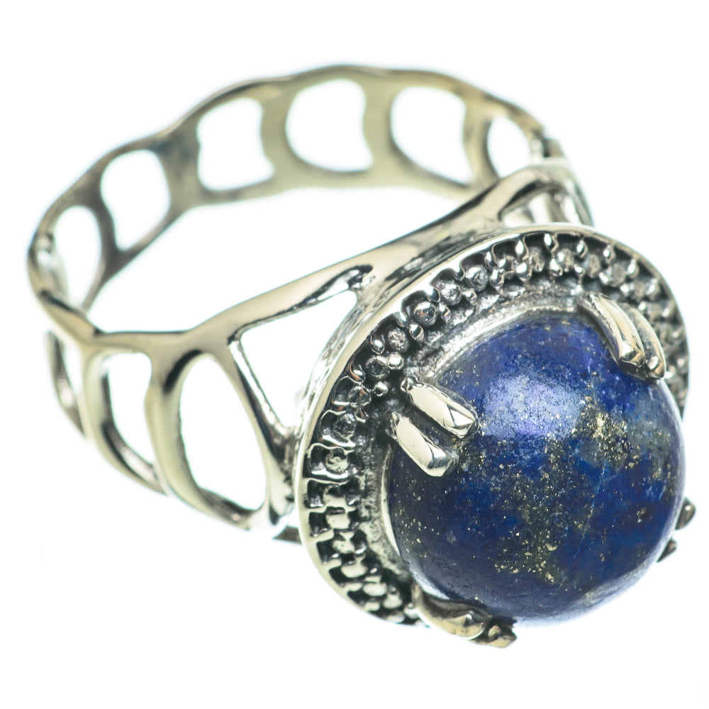 Lapis Lazuli Rings handcrafted by Ana Silver Co - RING60605