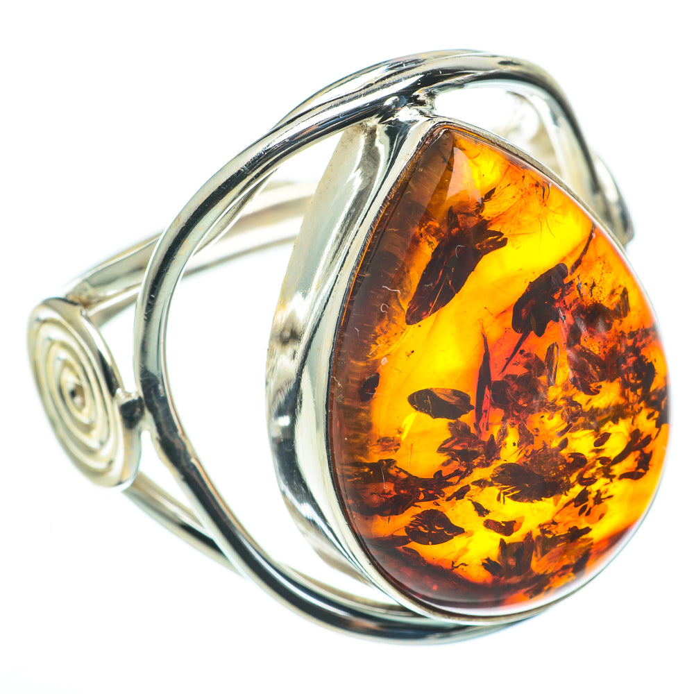 Baltic Amber Rings handcrafted by Ana Silver Co - RING60613