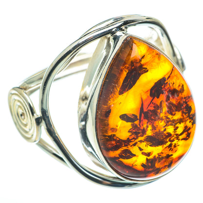 Baltic Amber Rings handcrafted by Ana Silver Co - RING60613
