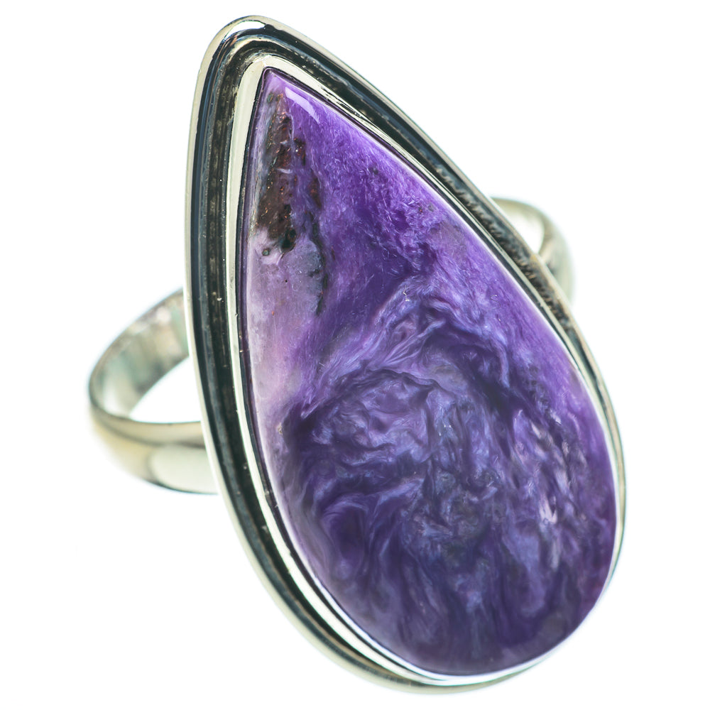 Charoite Rings handcrafted by Ana Silver Co - RING60615