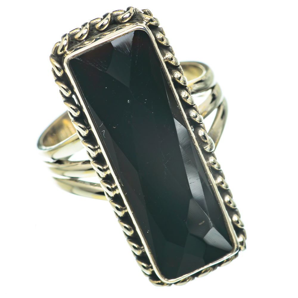Black Onyx Rings handcrafted by Ana Silver Co - RING60618