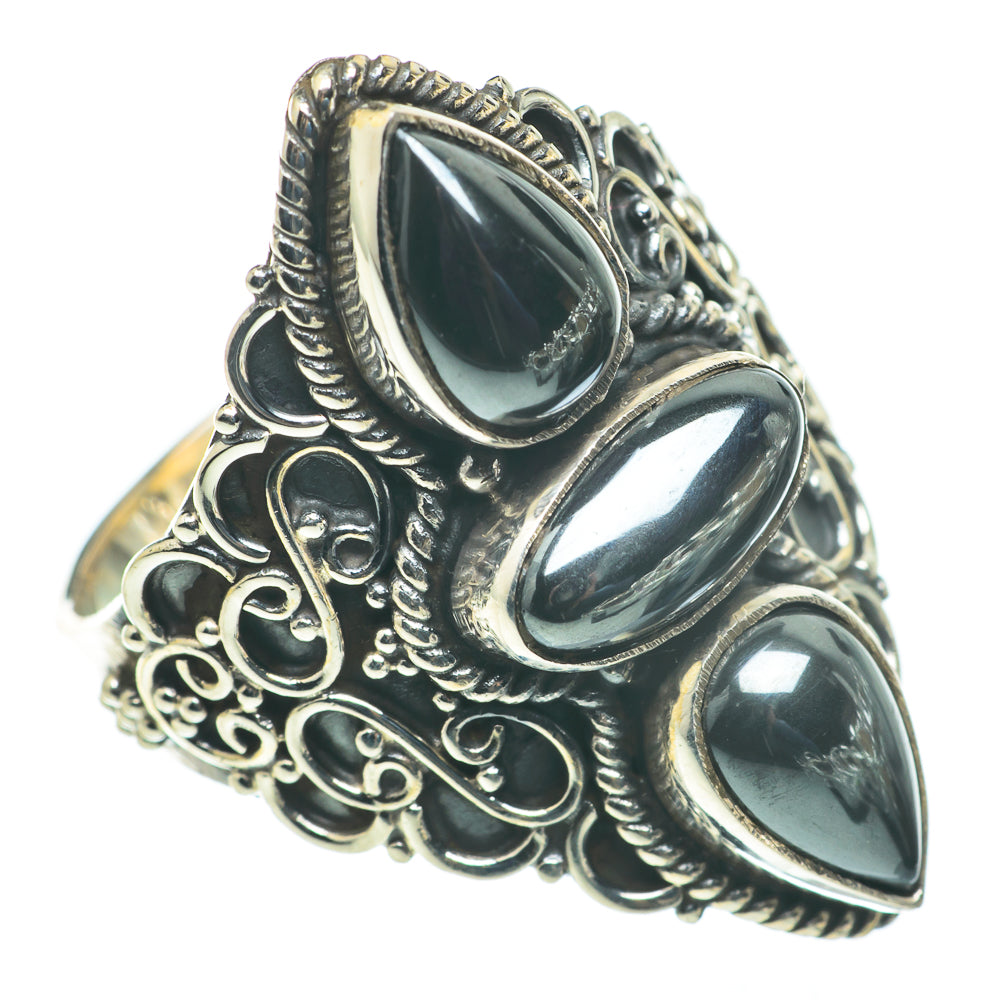 Hematite Rings handcrafted by Ana Silver Co - RING60627