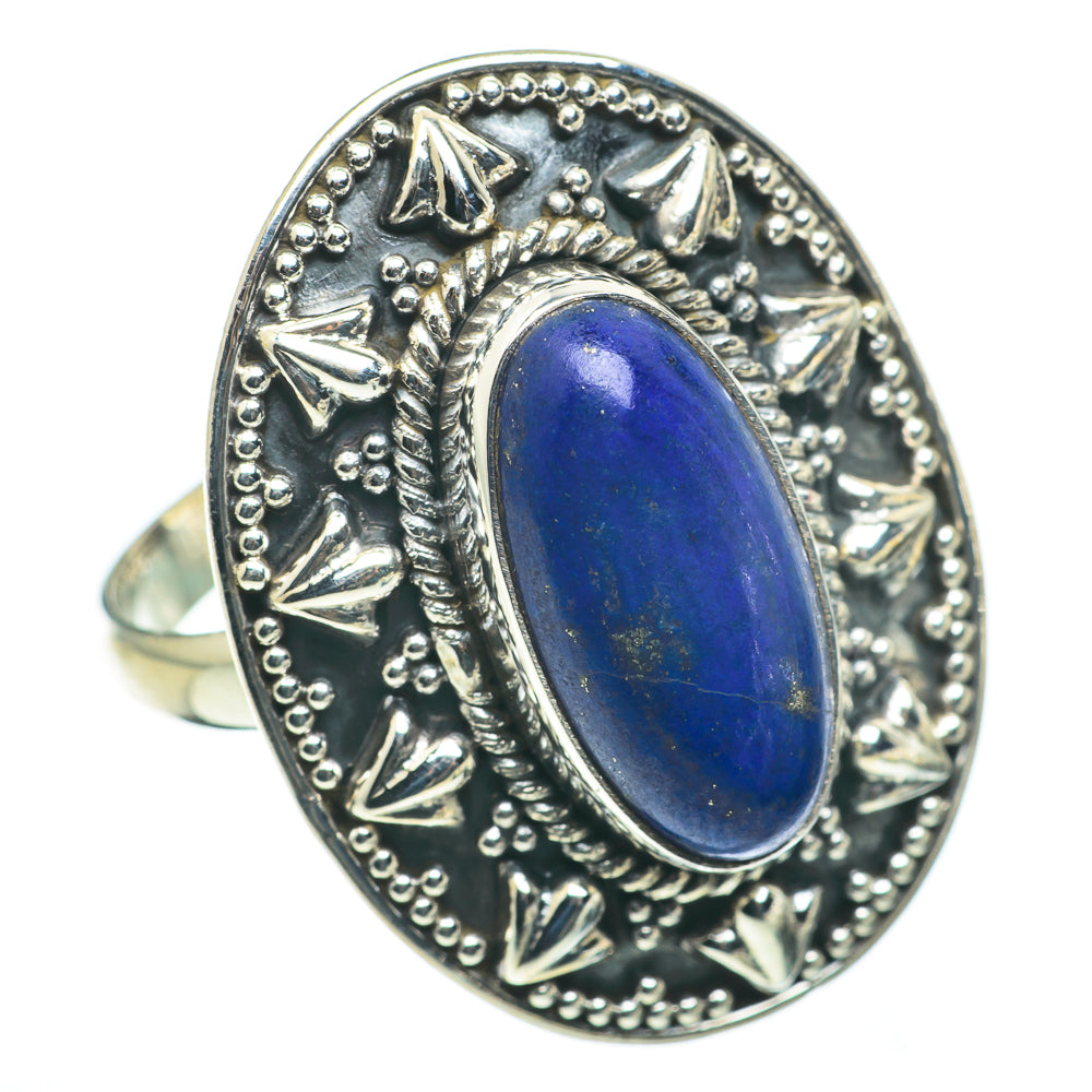 Lapis Lazuli Rings handcrafted by Ana Silver Co - RING60629