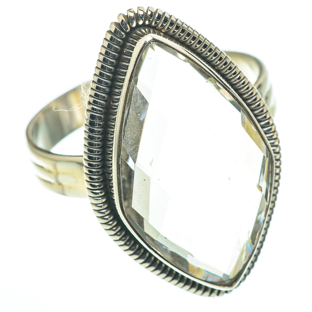 White Quartz Rings handcrafted by Ana Silver Co - RING60647