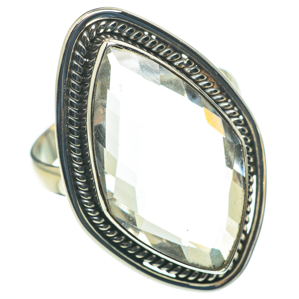 White Quartz Rings handcrafted by Ana Silver Co - RING60648