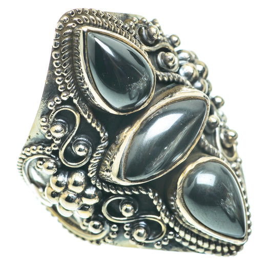 Hematite Rings handcrafted by Ana Silver Co - RING60654