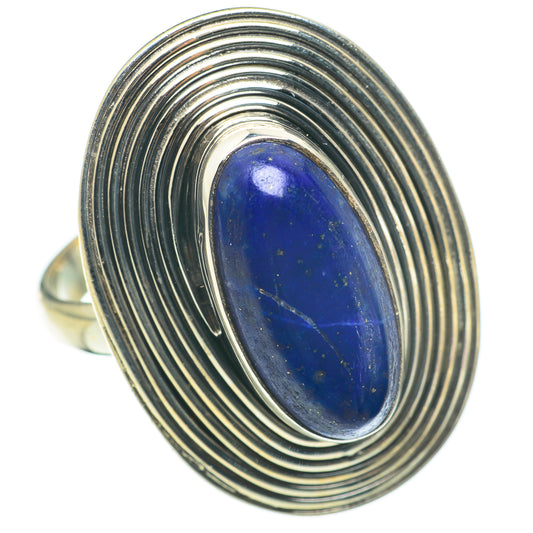 Lapis Lazuli Rings handcrafted by Ana Silver Co - RING60659