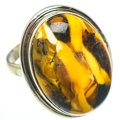 Peanut Wood Jasper Rings handcrafted by Ana Silver Co - RING60666