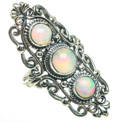 Ethiopian Opal Rings handcrafted by Ana Silver Co - RING60680