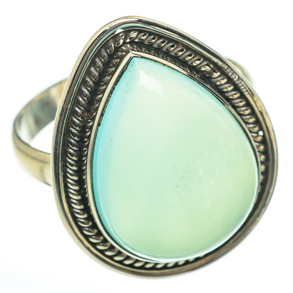 Aqua Chalcedony Rings handcrafted by Ana Silver Co - RING60688