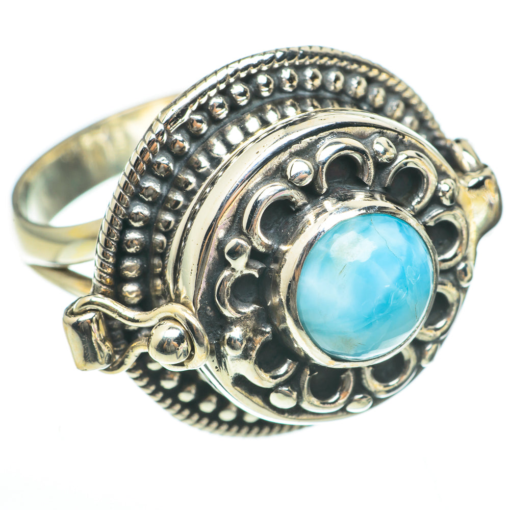 Larimar Rings handcrafted by Ana Silver Co - RING60692