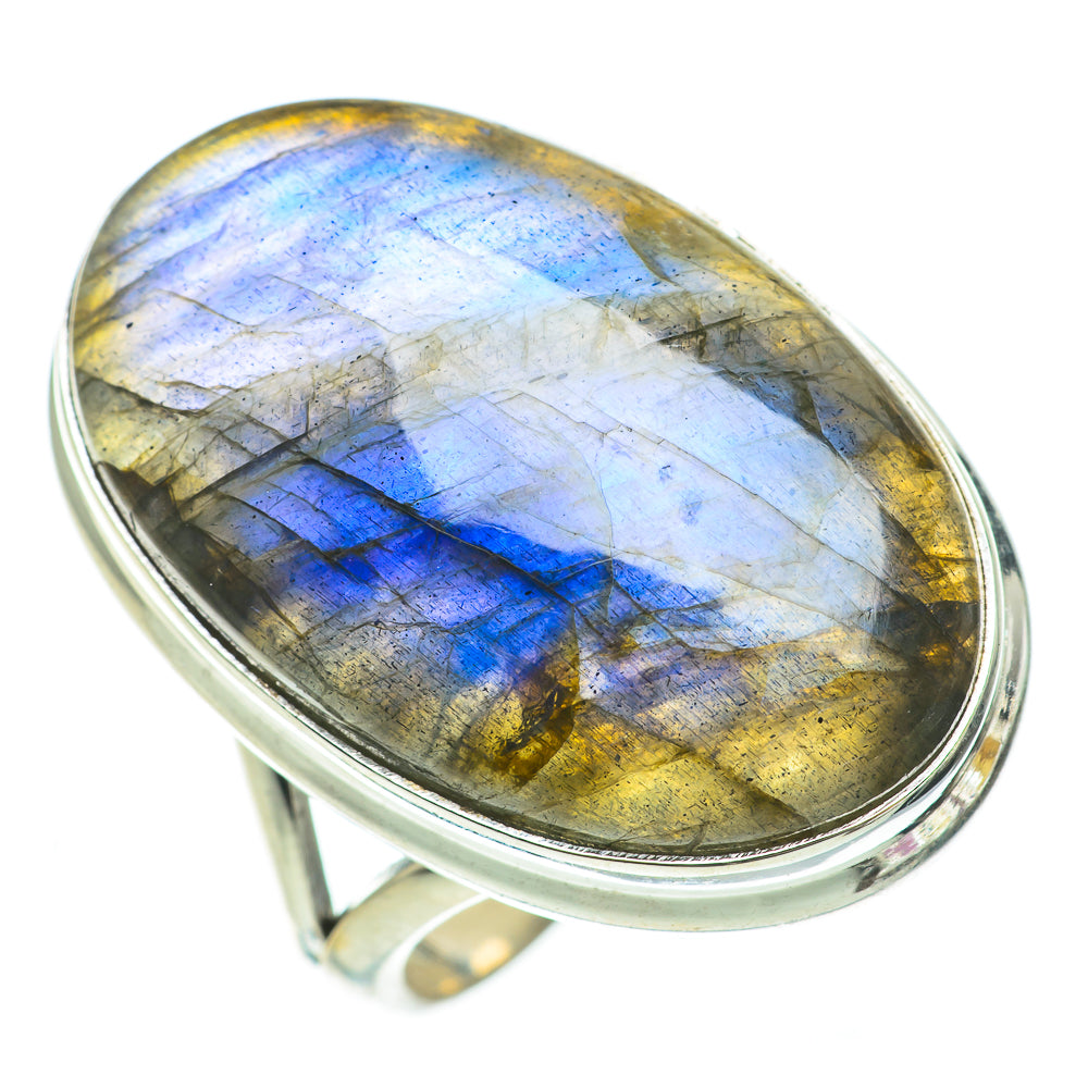 Labradorite Rings handcrafted by Ana Silver Co - RING60693