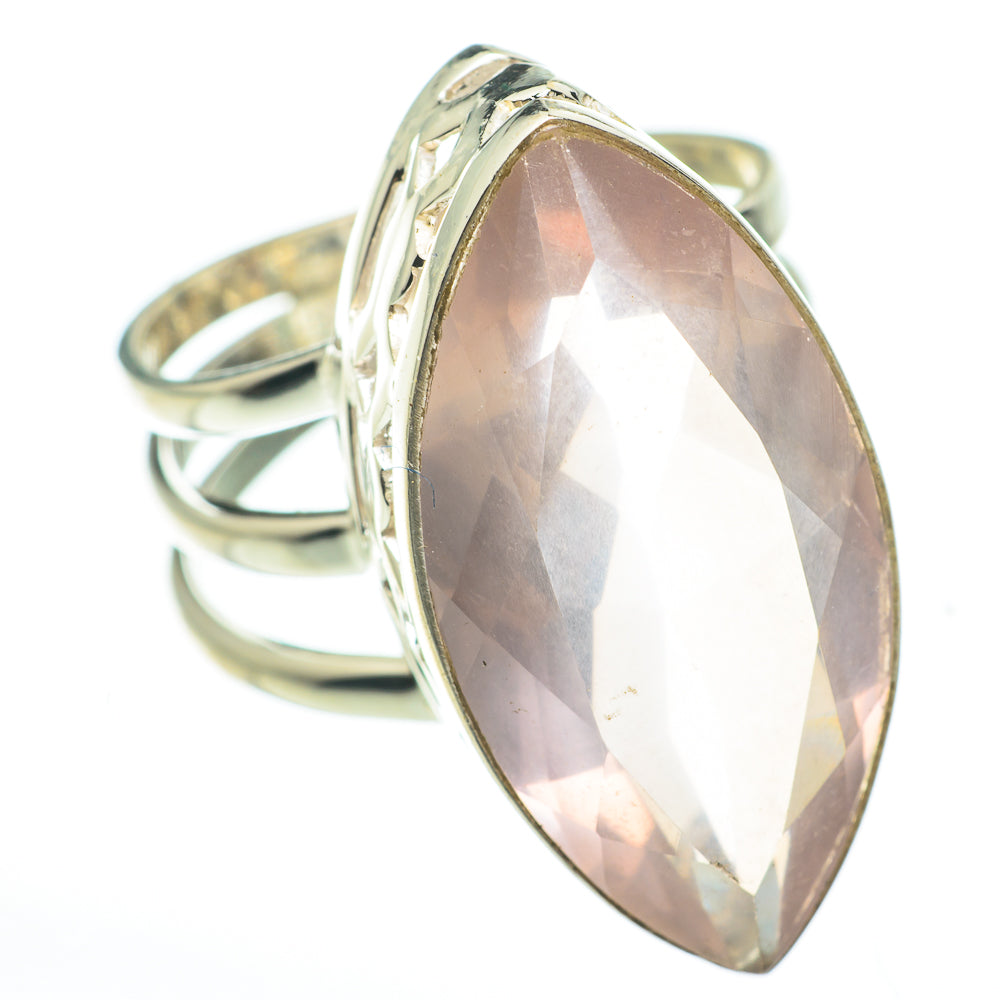 Rose Quartz Rings handcrafted by Ana Silver Co - RING60698