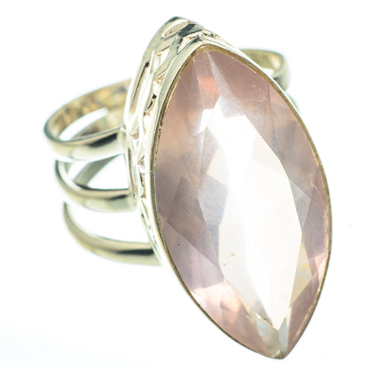 Rose Quartz Rings handcrafted by Ana Silver Co - RING60698
