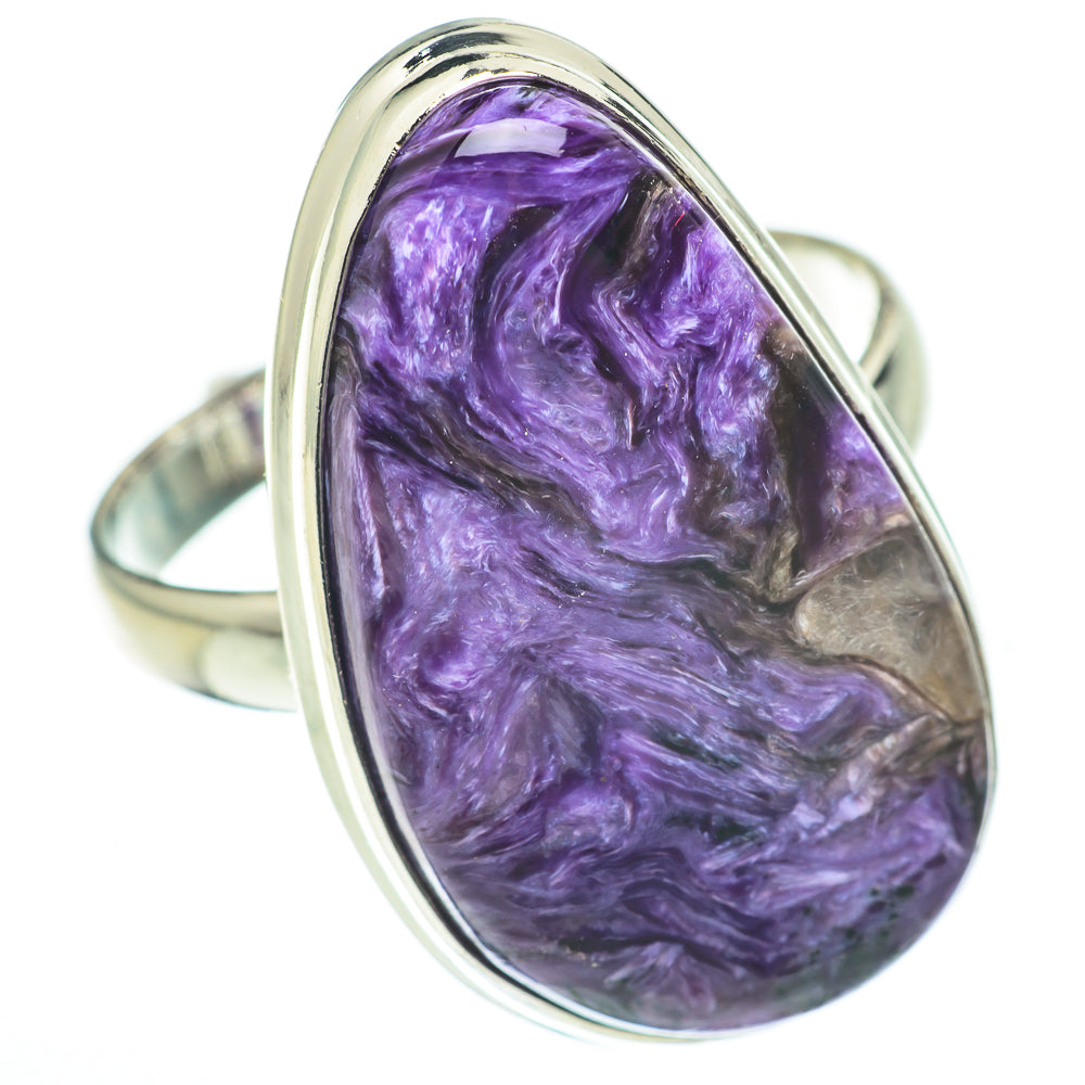 Charoite Rings handcrafted by Ana Silver Co - RING60701