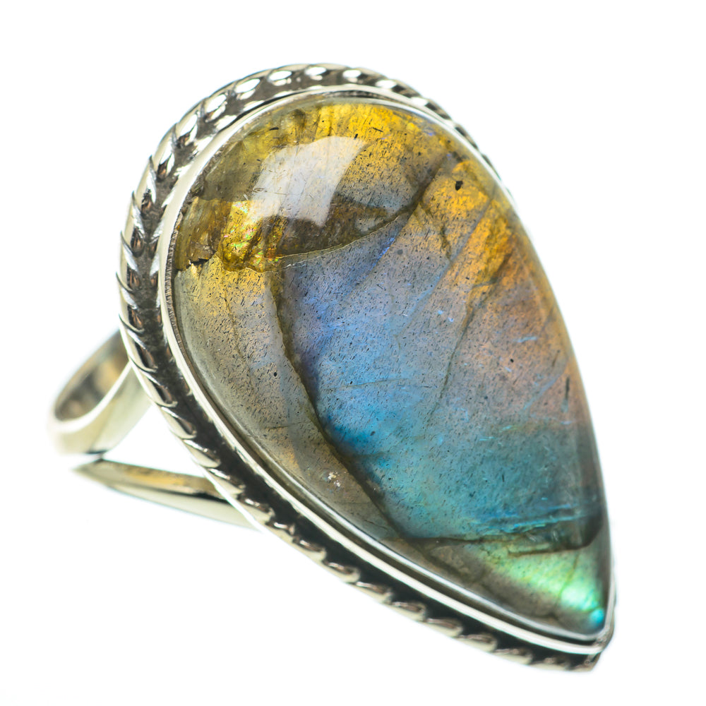 Labradorite Rings handcrafted by Ana Silver Co - RING60717
