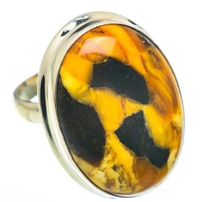 Peanut Wood Jasper Rings handcrafted by Ana Silver Co - RING60721