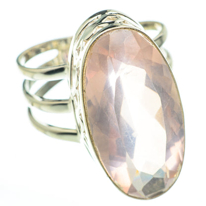 Rose Quartz Rings handcrafted by Ana Silver Co - RING60726